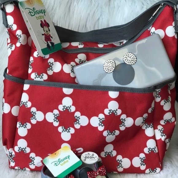 Disney Minnie Mouse Diaper Bag Set